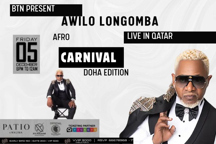 Awilo Longomba live in Doha