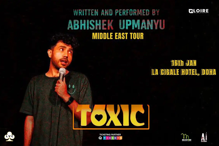 Toxic - A stand-up comedy show ft. Abhishek Upmanyu in Doha
